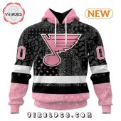 Nhl St. Louis Blues Special Pink Paisley Design Hoodie Lovely Smile - demo10