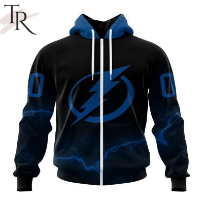 NHL Tampa Bay Lightning Special Blackout Design Hoodie