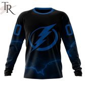 Nhl Tampa Bay Lightning Special Blackout Design Hoodie You Look Cheerful Dear - demo10