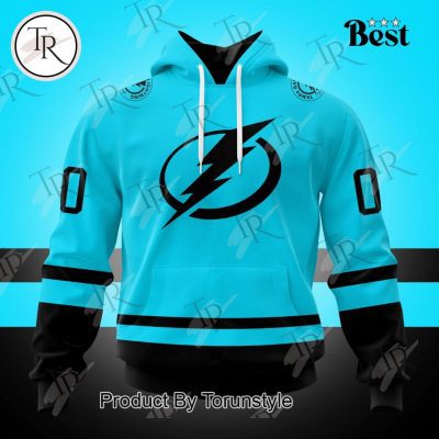 NHL Tampa Bay Lightning Special Colour Rush Design Hoodie
