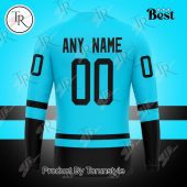Nhl Tampa Bay Lightning Special Colour Rush Design Hoodie Handsome As Usual - demo10