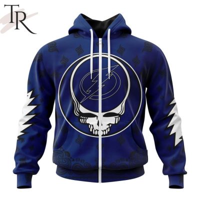 NHL Tampa Bay Lightning Special Grateful Dead Design Hoodie