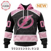 NHL Tampa Bay Lightning Special Pink Fight Breast Cancer Design Hoodie