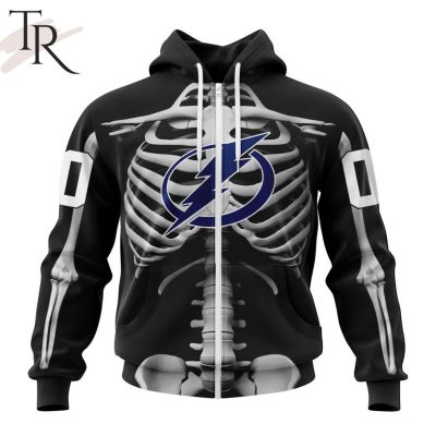 NHL Tampa Bay Lightning Special Skeleton Costume For Halloween Hoodie