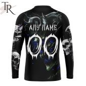 Nhl Tampa Bay Lightning Special Skull Art Design Hoodie Cutting Dash - demo10