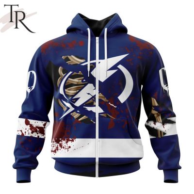 NHL Tampa Bay Lightning Specialized Design Jersey With Your Ribs For Halloween Hoodie