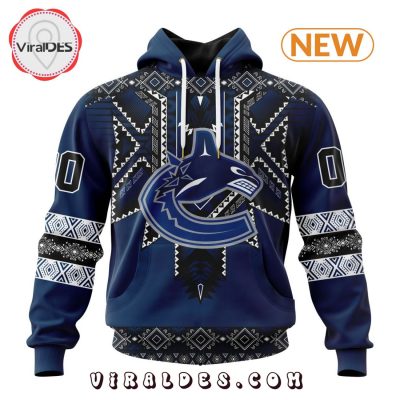 NHL Vancouver Canucks Special Native Heritage Design Hoodie