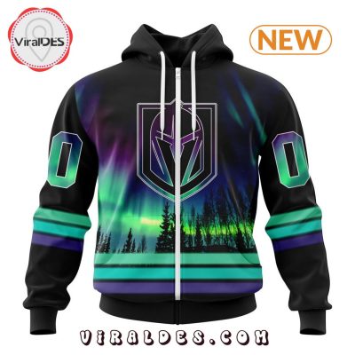 NHL Vegas Golden Knights Special Northern Lights Hoodie