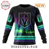 Nhl Vegas Golden Knights Special Northern Lights Hoodie Good One Dear - demo10