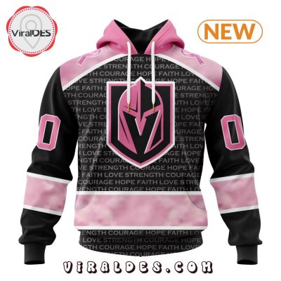 NHL Vegas Golden Knights Special Pink Fight Breast Cancer Design Hoodie