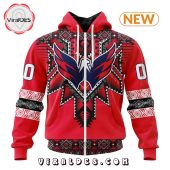 Nhl Washington Capitals Special Native Heritage Design Hoodie Nice Shot Bro - demo10