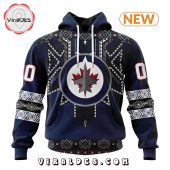 Nhl Winnipeg Jets Special Native Heritage Design Hoodie Cuteness Overloaded - demo10