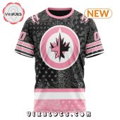 Nhl Winnipeg Jets Special Pink Paisley Design Hoodie Beauty Queen - demo10