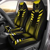 Nirvana Black Yellow Car Seat Covers