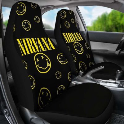 Nirvana Logo Pattern Car Seat Covers