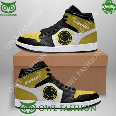 Nirvana Rock Band Music Air Jordan Sneakers Shoes