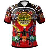 Australia Naidoc Week Custom Polo Shirt - Indigenous Culture Get Up! Stand Up! Show Up!