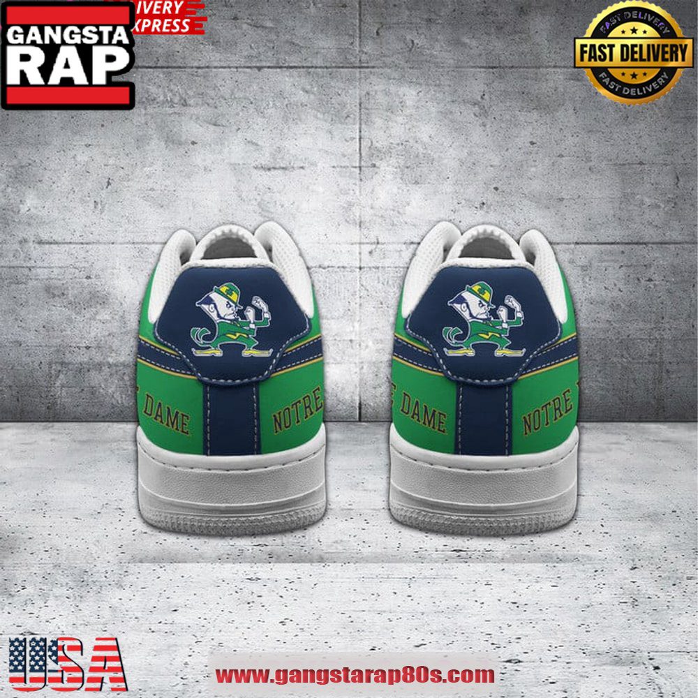 Notre Dame Fighting Irish Customize Air Force 1 Sneakers Shoes Notre Dame Fighting Irish Customize Air Force 1 Sneakers Shoes