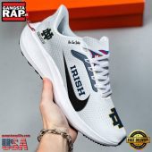 Custom Name Notre Dame Fighting Irish New Design Air Force 1 Shoes Running Sneakers