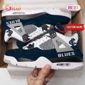 Nrl Carlton Blues Logo Personalized Air Jordan 4 Shoes, Sneaker Generous Look - demo10