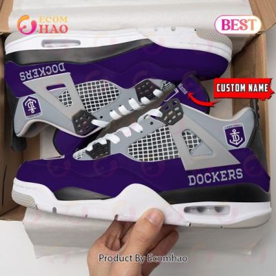 Fremantle Dockers Logo Personalized Air Jordan 4 Shoes, Sneaker