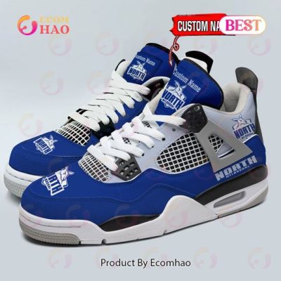North Melbourne Logo Personalized Air Jordan 4 Shoes, Sneaker