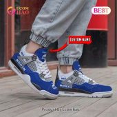 Nrl North Melbourne Logo Personalized Air Jordan 4 Shoes Sneaker 4 Ysdnq.jpg - demo10
