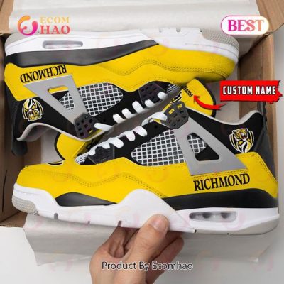 Richmond Logo Personalized Air Jordan 4 Shoes, Sneaker