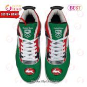 Nrl South Sydney Rabbitohs Pattern Logo Custom Name Air Jordan 4 Shoes Sneaker 2 Qflt1.jpg - demo10
