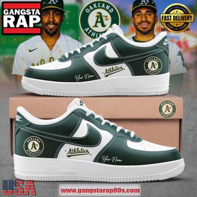 Oakland Athletics 2024 Limited Edition Air Force 1 Running Sneakers Shoes