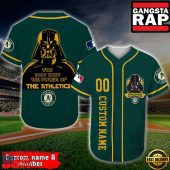 Oakland Athletics Baseball Jersey Darth Vader Star Wars MLB Custom Name Number - MLB Fan Gifts