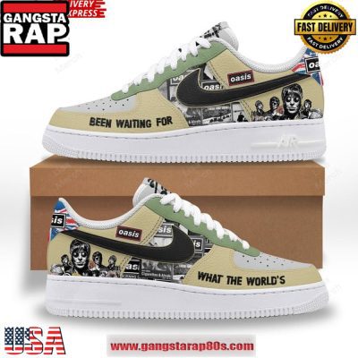 Oasis Rock Band Limited Edition Air Force 1 Sneakers Shoes