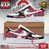 Ohio Buckeyes Custom Name Limited Edition Air Force 1 Running Sneakers Shoes