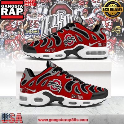 Ohio State Brutus Limited Edition Air Max Plus Shoes Running Sneakers
