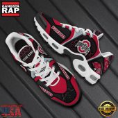 NFL Custom Name Ohio State Buckeyes Max Plus Shoes - Running Sneakers
