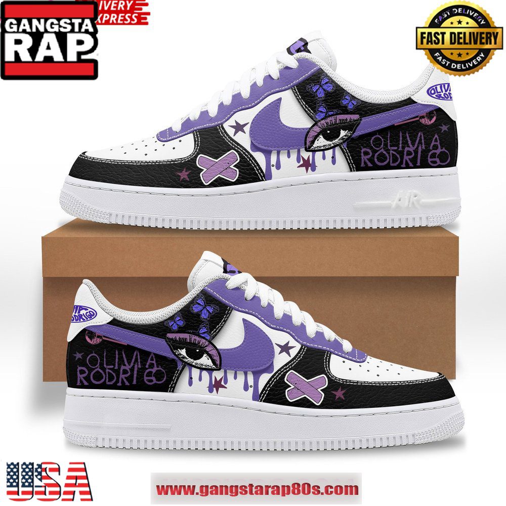 Olivia Rodrigo Guts Special Edition Air Force 1 Sneakers Shoes Olivia Rodrigo Guts Special Edition Air Force 1 Sneakers Shoes