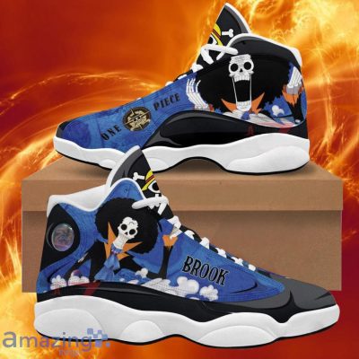 ONE PIECE Brook Blue Black Air Jordan 13 Shoes