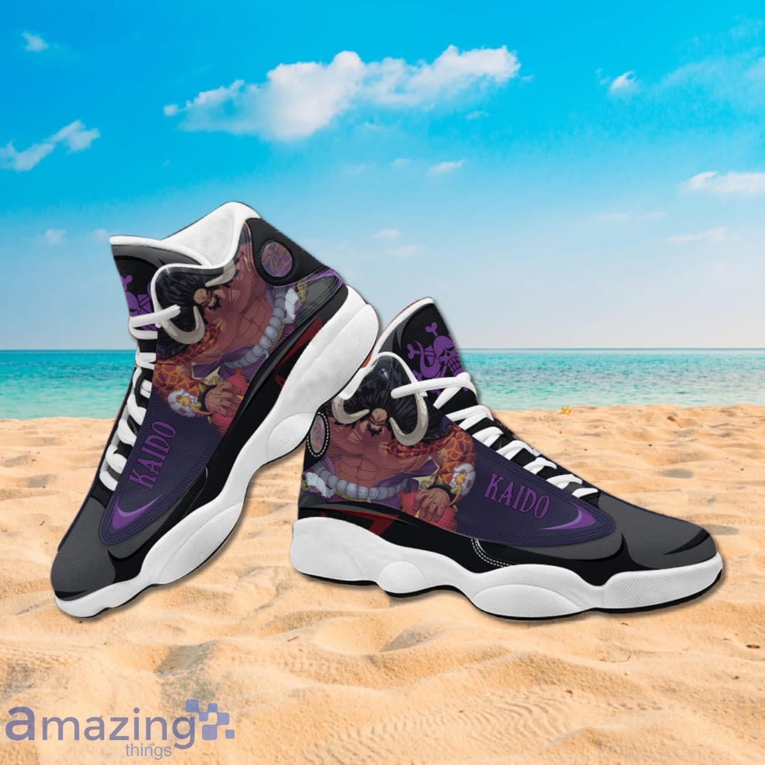 ONE PIECE Kaido Black Air Jordan 13 Shoes ONE PIECE Kaido Black Air Jordan 13 Shoes
