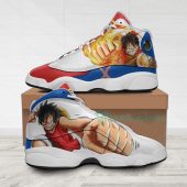 ONE PIECE Monkey D Luffy Anime Air Jordan 13 Shoes