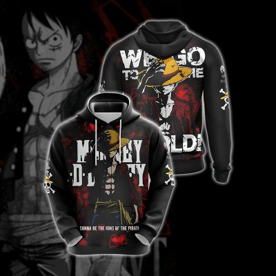 ONE PIECE Monkey D Luffy King Of The Pirates Pullover Hoodie