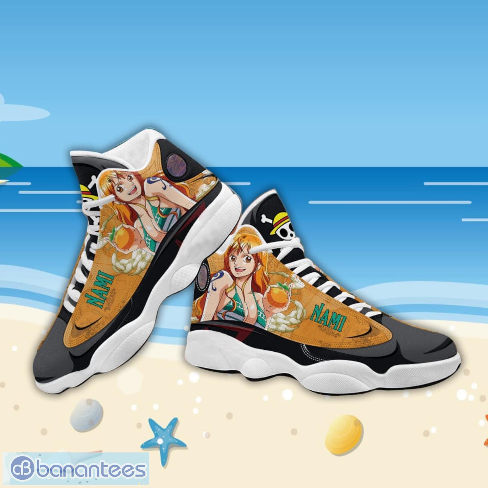 ONE PIECE Nami Anime Air Jordan 13 Shoes ONE PIECE Nami Anime Air Jordan 13 Shoes