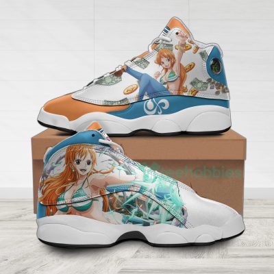 ONE PIECE Nami Mix Anime Air Jordan 13 Shoes
