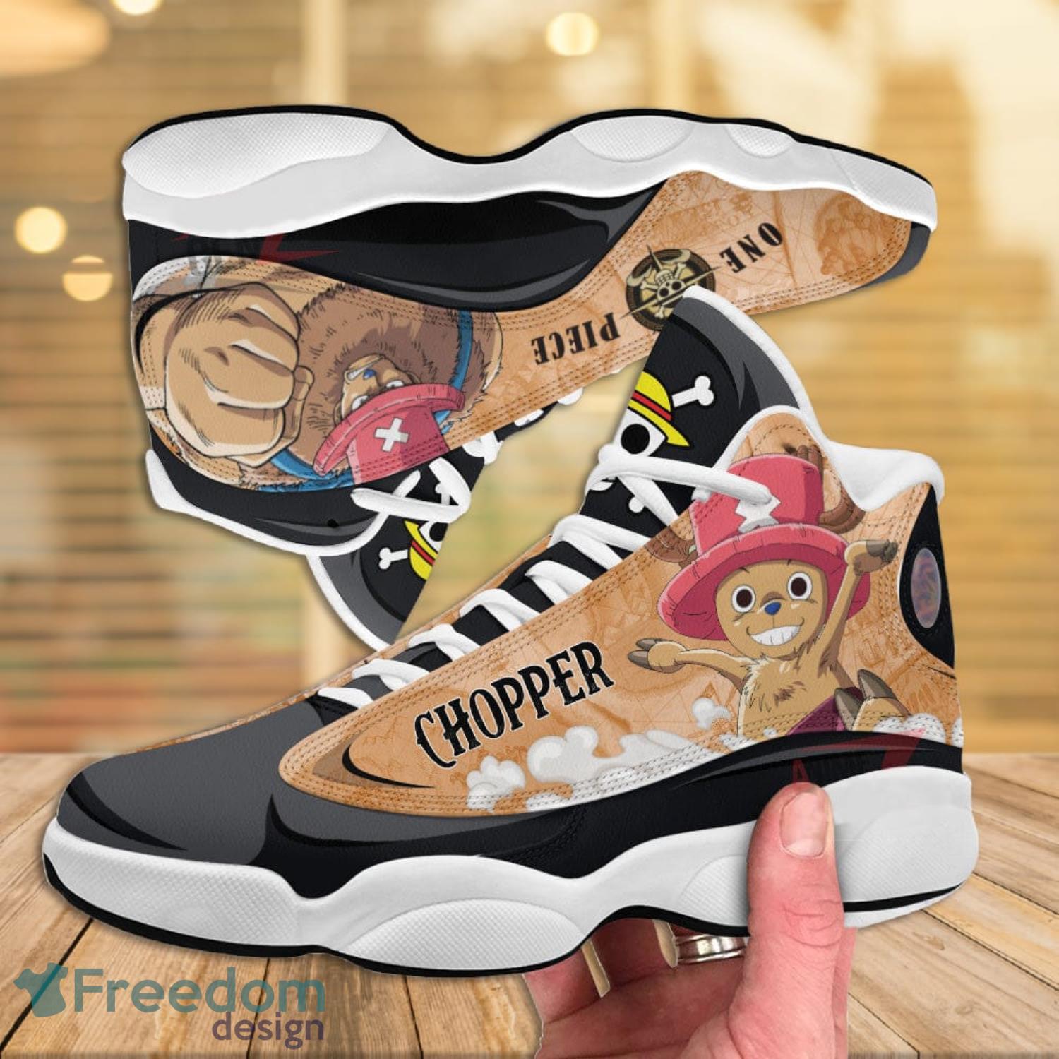 ONE PIECE Tony Tony Chopper Black Air Jordan 13 Shoes ONE PIECE Tony Tony Chopper Black Air Jordan 13 Shoes