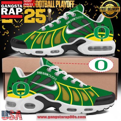Oregon Ducks 2025 College Football Playoff Air Max Plus Shoes Running Sneakers