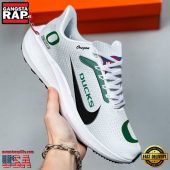 Custom Name Oregon Ducks New Design Air Force 1 Shoes Running Sneakers