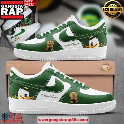 Oregon Ducks x Ben Herbstreit Custom Air Force 1 Sneakers Shoes