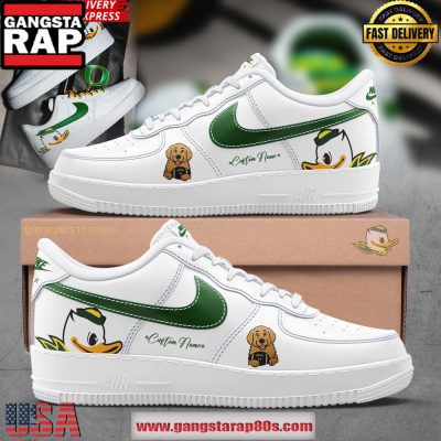 Oregon Ducks x Ben Herbstreit Limited Edition Air Force 1 Sneakers Shoes