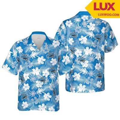 NBA Orlando Magic Tropical Flowers Hawaiian Shirt V4