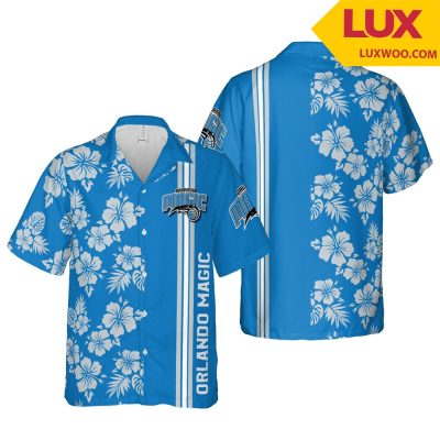 NBA Orlando Magic Tropical Flowers Hawaiian Shirt V5