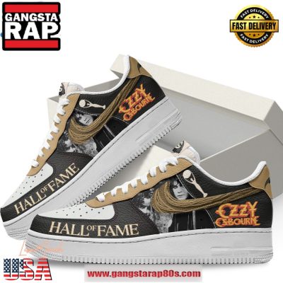 Ozzy Osbourne Hall Of Fame Air Force 1 Running Sneakers Shoes